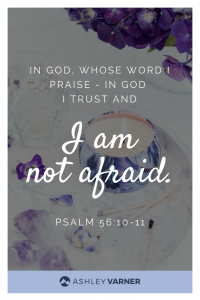 Having Peace of Mind in the Midst of Fear | AshleyVarner.com
