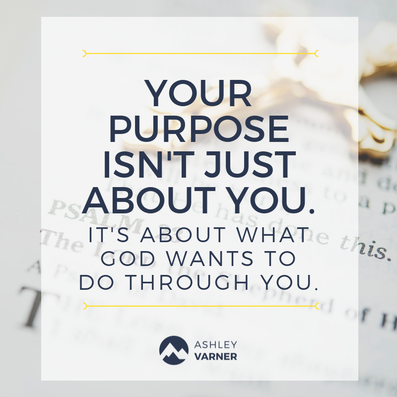 What's God's Purpose for Me as Mom? | AshleyVarner.com #momlife #christianmom #purpose