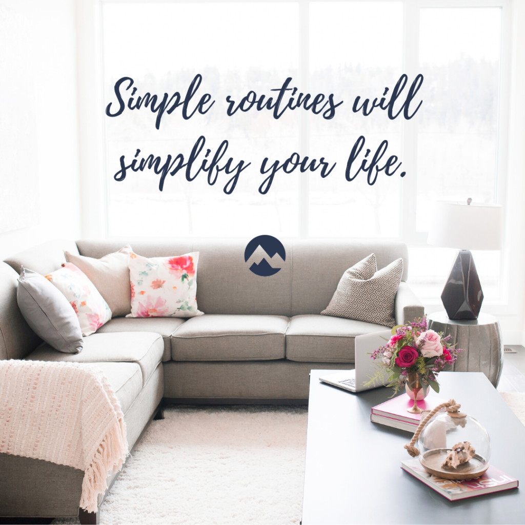 Homemaking Routines to Start Today | The Graceful Life: Life Coaching for Christian Moms