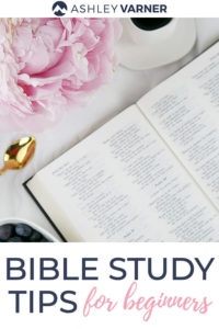 Bible Study Tips for Beginners