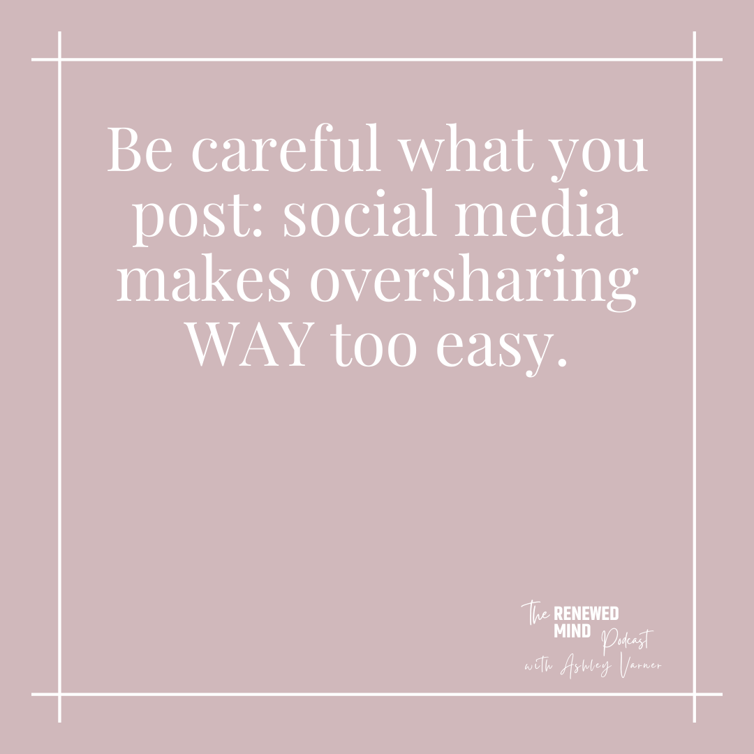 What Oversharing Says About Your Confidence | Ashley Varner