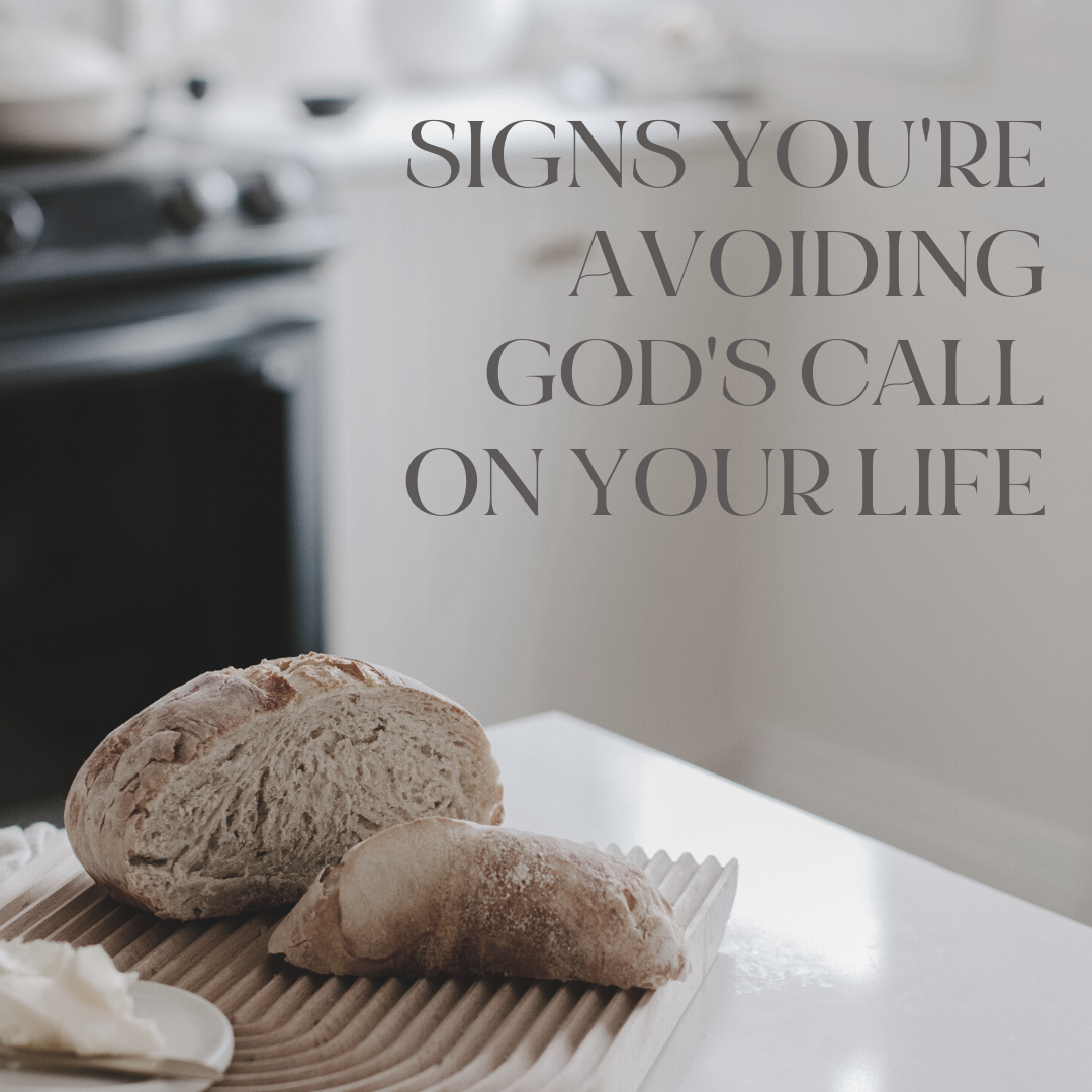 In what ways are you avoiding God's call on your life? Today, I'm sharing 3 signs that you're avoiding God's call on your life. You may be surprised to see some of them show up in your attitudes and actions. #christianlifecoach #godscall #christianmindsetcoach
