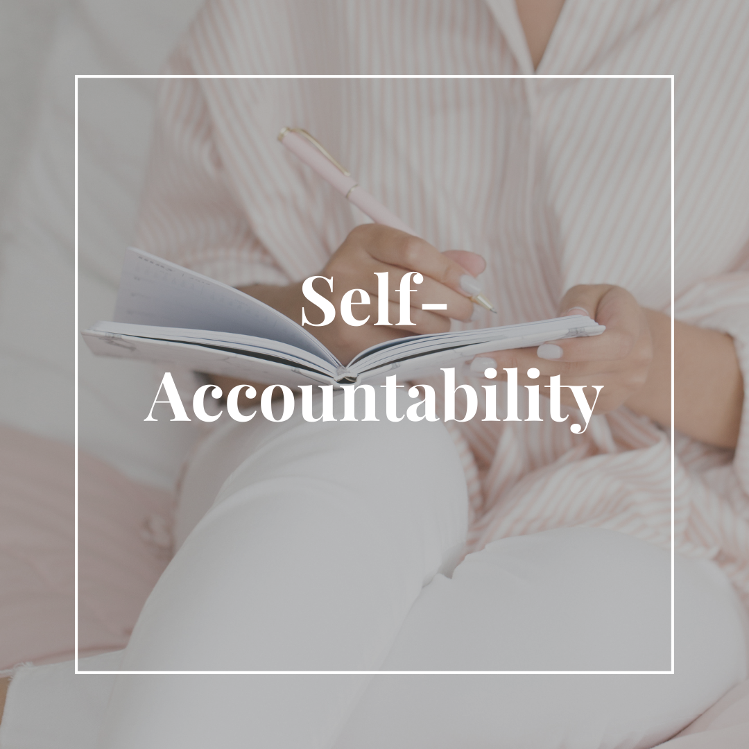 Are you someone who bends over backwards to keep your word to other people, but can't seem to keep your word to yourself? You set time aside to exercise or have a day off and other things always get in the way and push it aside. Today we're talking about how you can take your thoughts captive and learn to master self-accountability in the process! #christianlifecoach #selfaccountability #manageyourtime