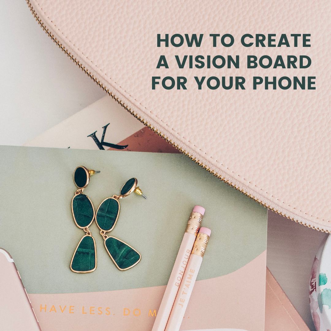 The reason visions boards work so well is because they keep our goals up front and center. When you are constantly reminding yourself of your goals, it makes it easier to follow through with the daily (sometimes boring) tasks that it takes to get to those goals. Today I'm sharing a tutorial on how you can create a vision board for your phone's wallpaper. #chrisitanlifecoach #goalsetting #newyearsresolutions